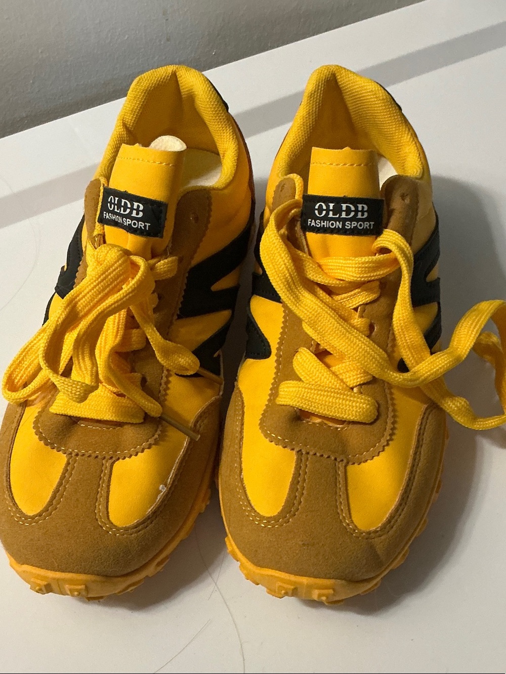 Yellow Fashion Sport Women's Sneakers